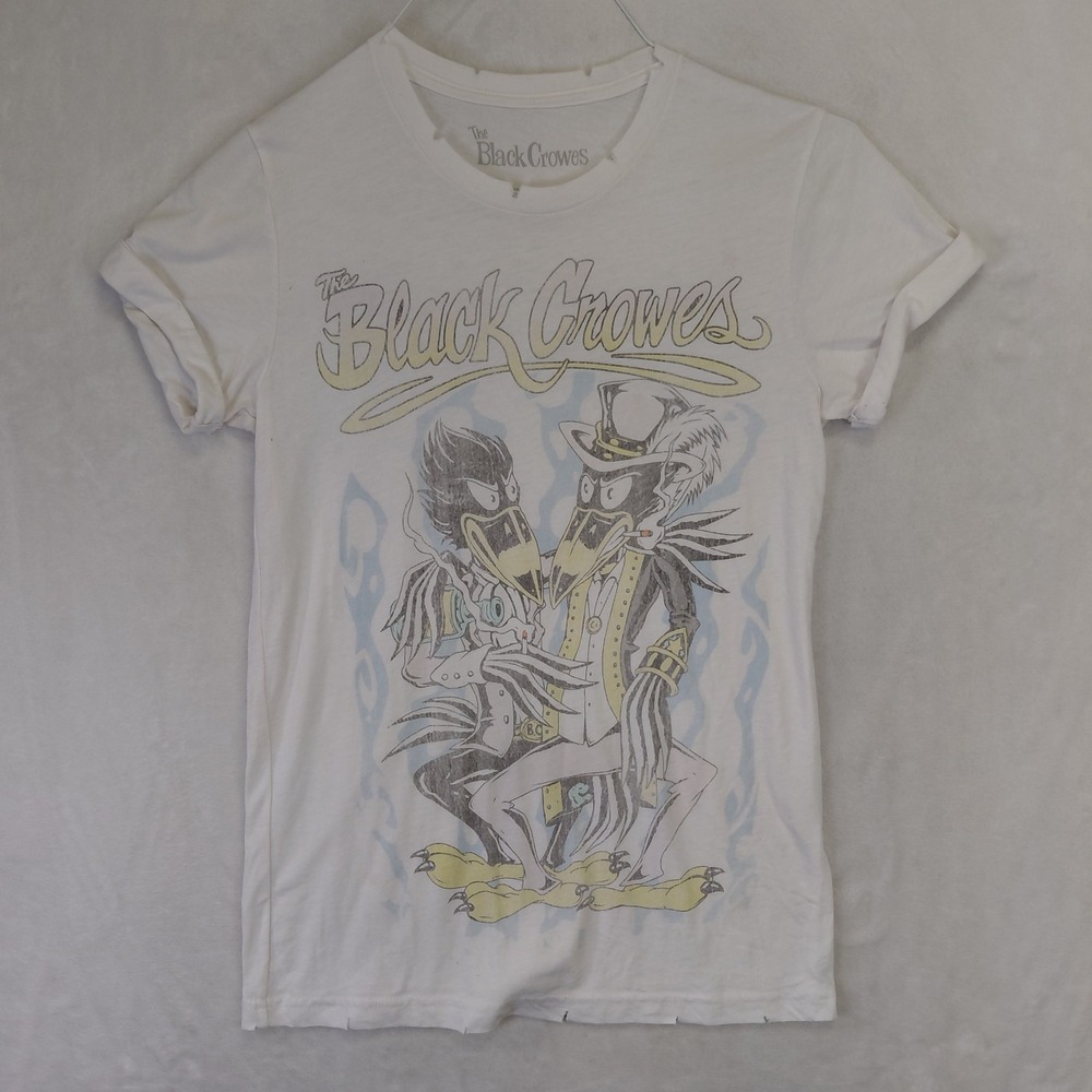 The Black Crowes Shake Your Money Maker World Tour Distressed Graphic T-Shirt S